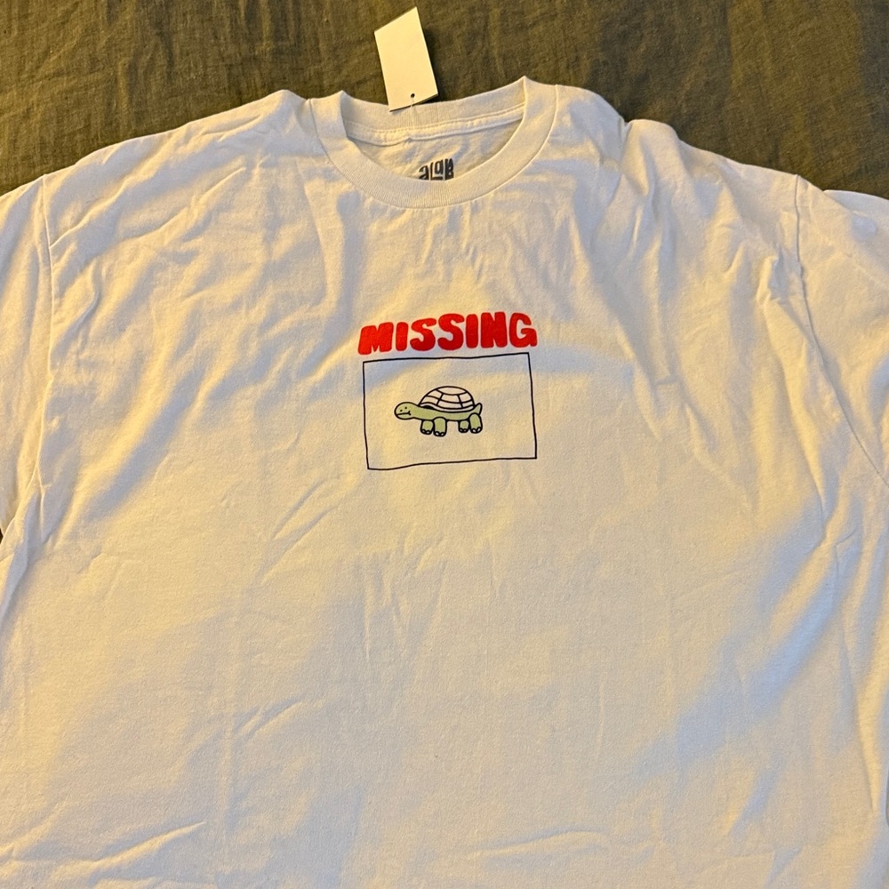 NWT ZUMIEZ missing Turtle Tshirt by ALab. XL
